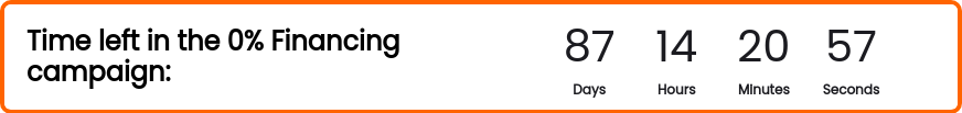 0 %:n rahoituskampanjaan on vielä aikaa:  