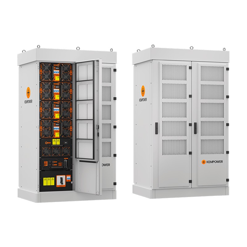 The NEVI compliant charging system combines two dual cabinet Kempower Power Units to meet standards.